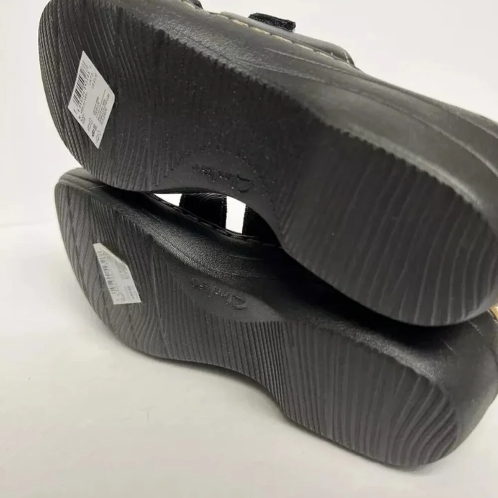 Clarks Womens Merliah Karli Sandal Black Size 9.5 M